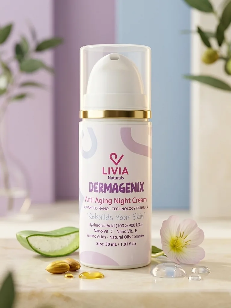Dermagenix Anti Aging Night Cream — Livia Naturals